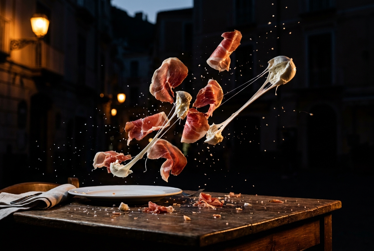 Prosciutto crudo e mozzarella