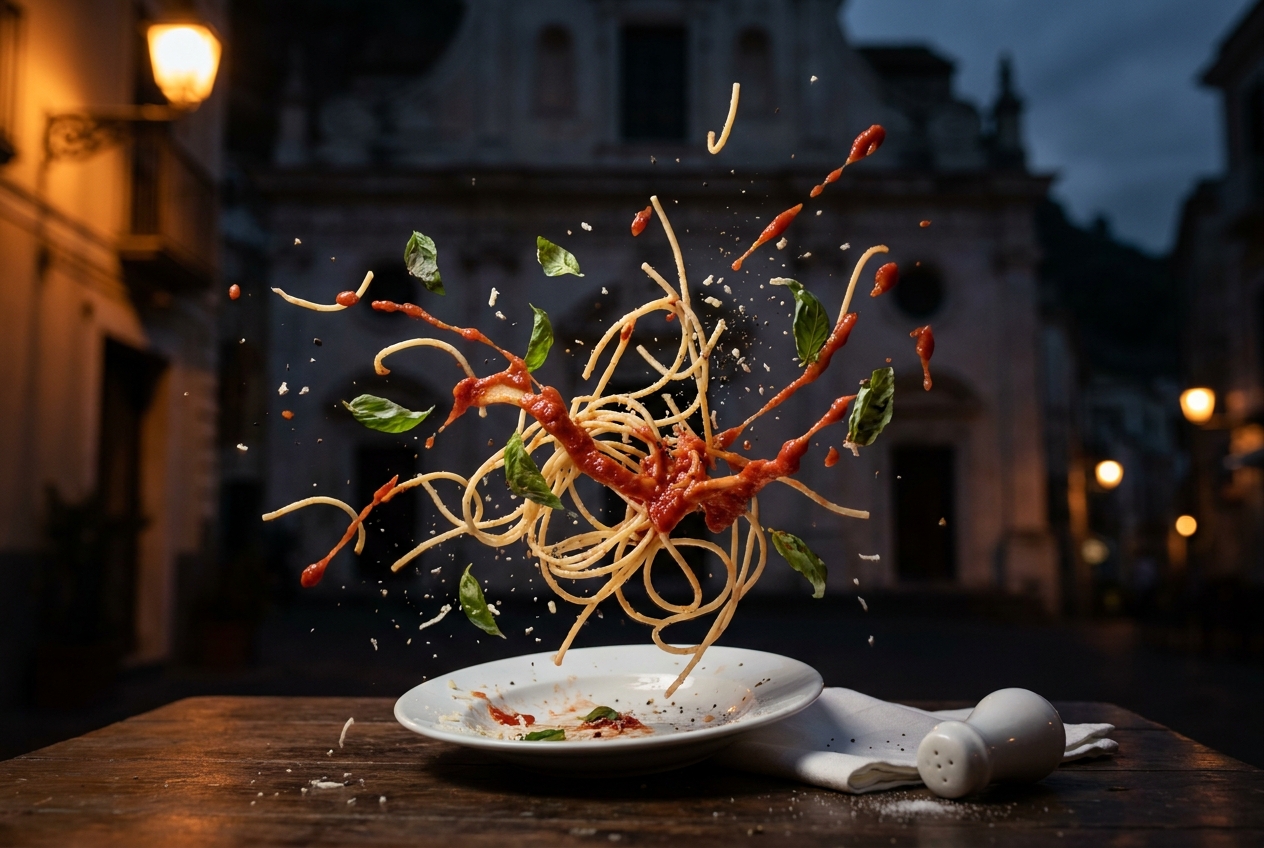 Pasta al pomodoro e basilico